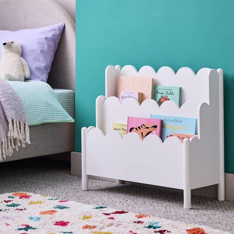 Habitat Kids Scalloped Bookcase - White