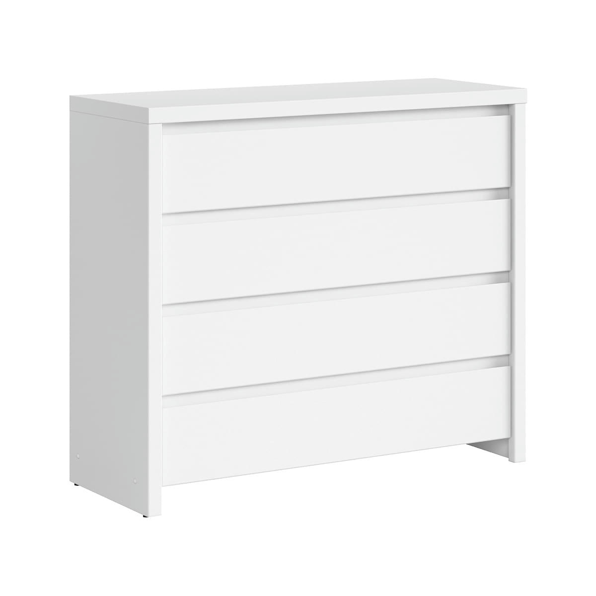 - Commode 4 tiroirs blanche