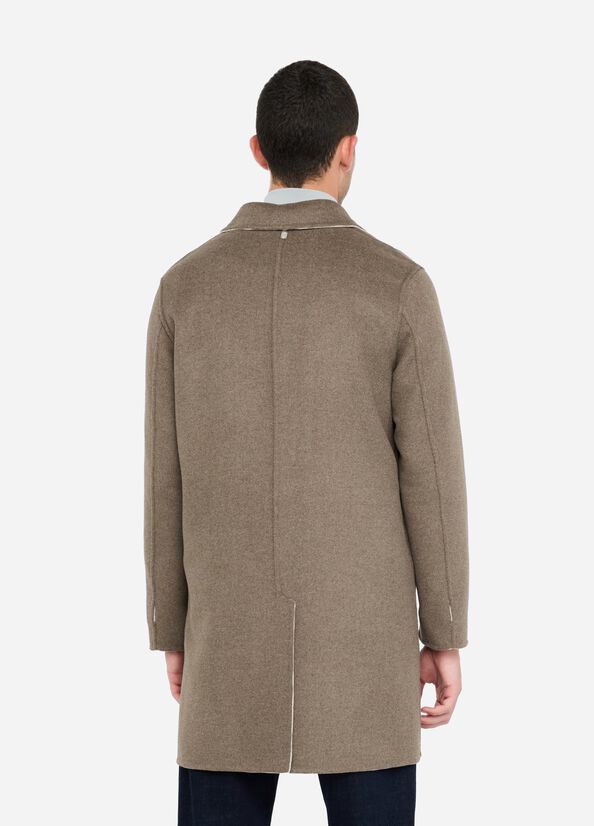 Cappotto reversibile in lana
