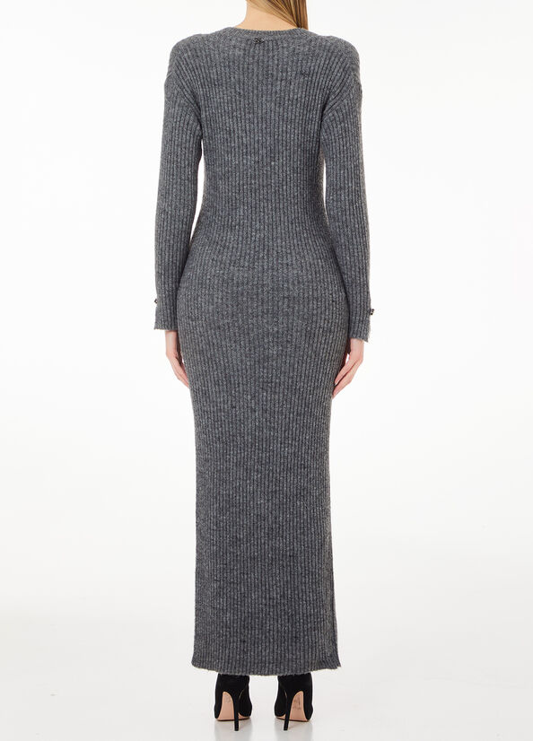 Abito in maglia a coste