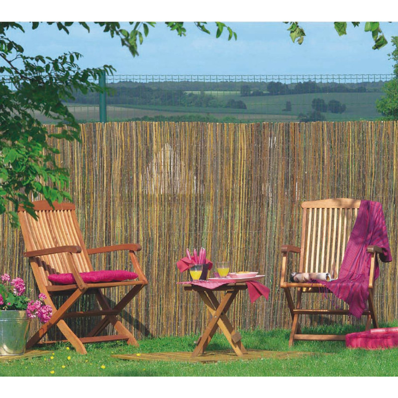 Canisse en osier Vimet naturel 3 x 1 m NORTENE