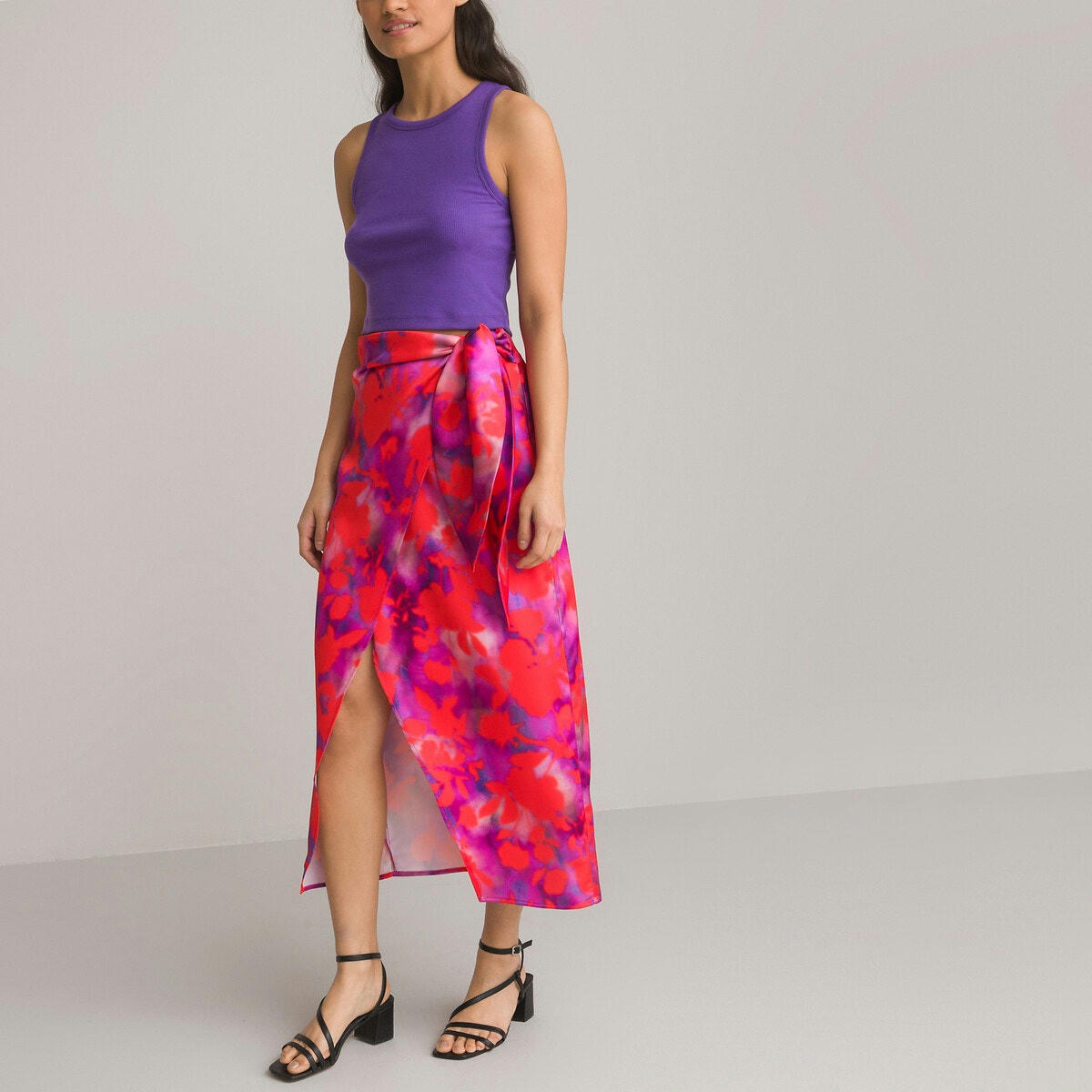 Jupe pagne, imprimé tie and dye