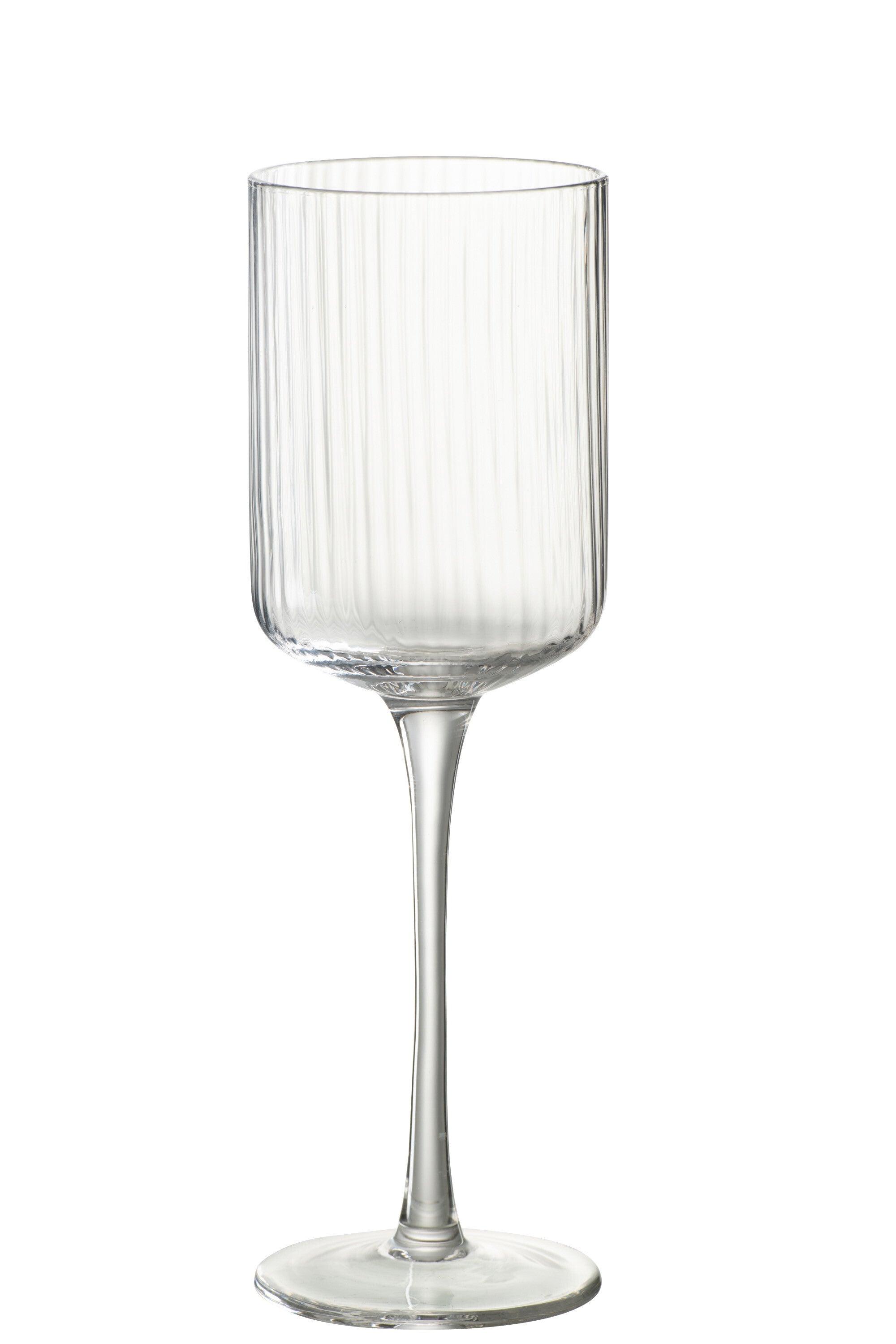 J-Line wijnglas Ralp - glas - transparant - 6 stuks