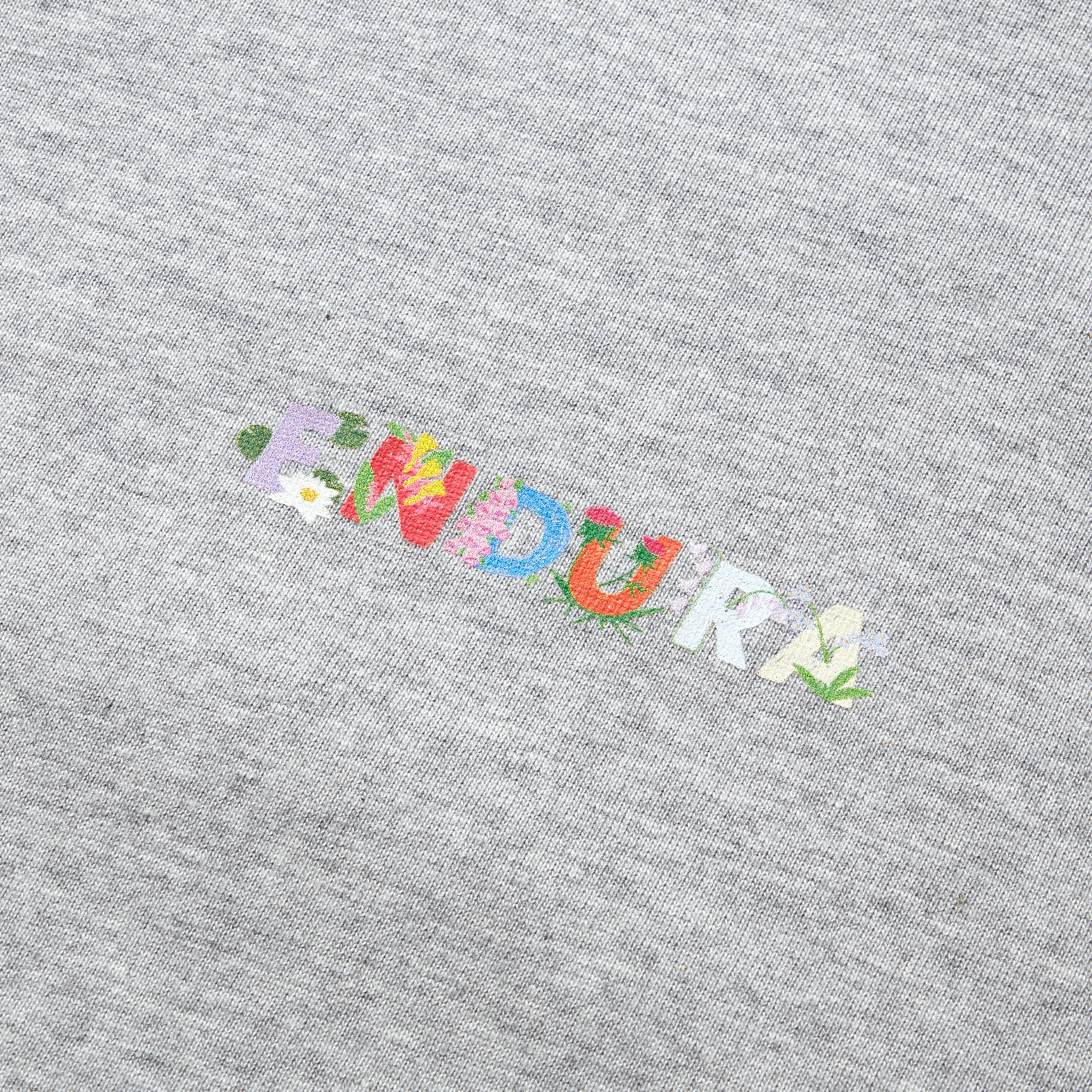 Unisex Ltd Wildflowers Graphic Tee - Grey