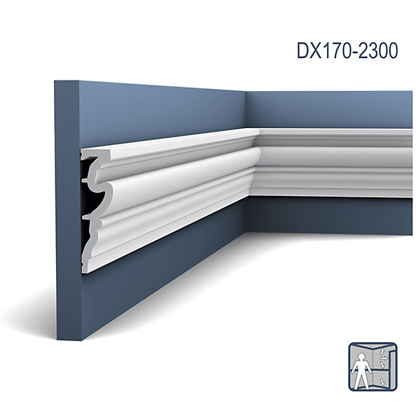 Orac Decor DX170-2300 LUXXUS Encadrement de porte Corniche Moulure Stuc