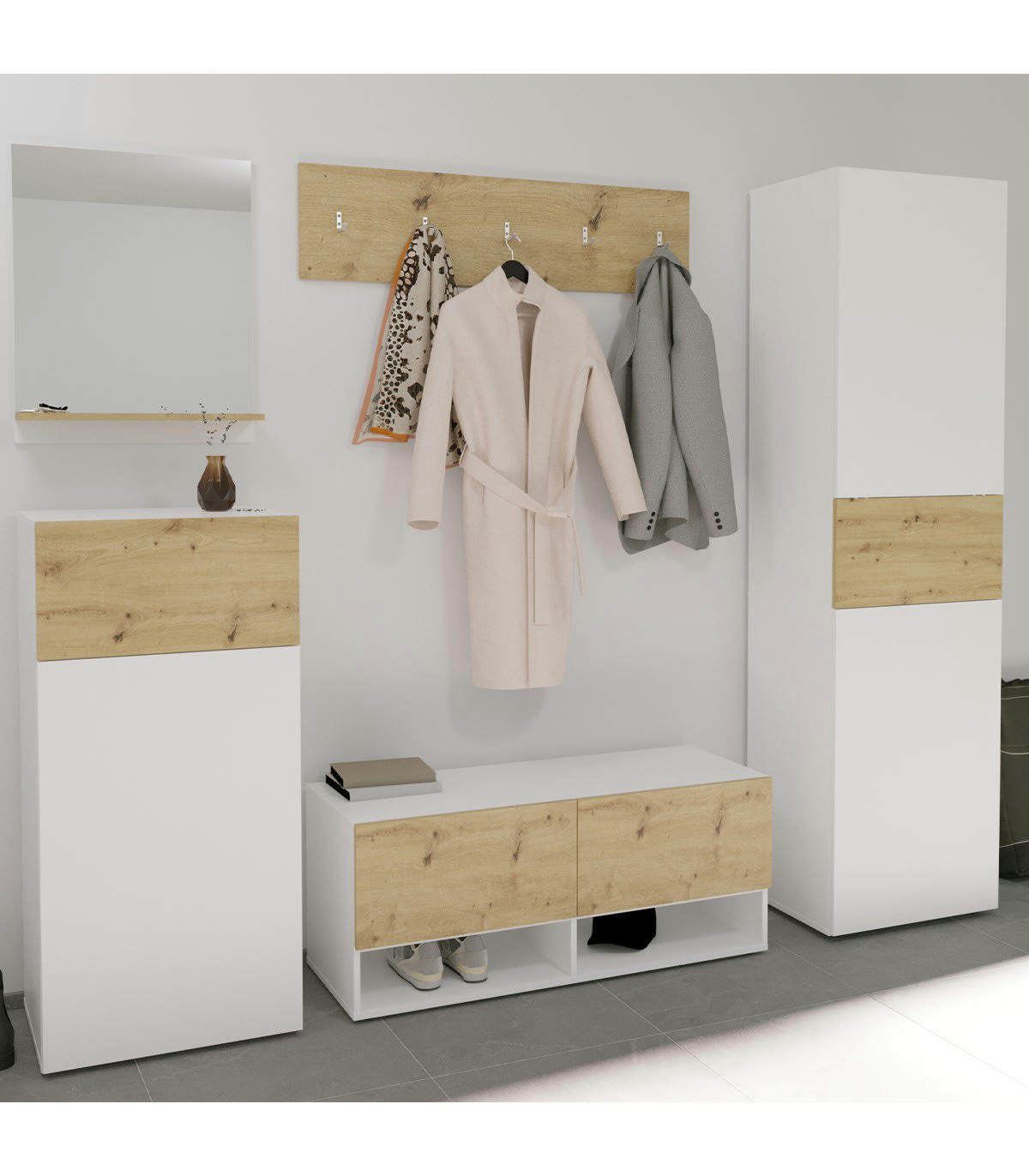 BELM 2 - Buffet 1 porte 1 tiroir - L55 cm