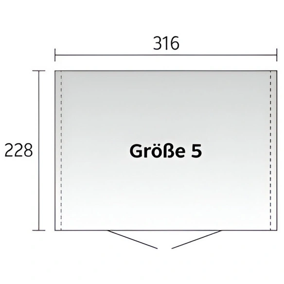 Gerätehaus »Europa«, 12,6 m³