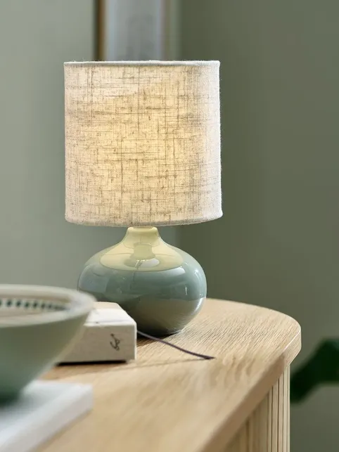 Bordlampe EIVIN Ø15xH25cm porcelæn