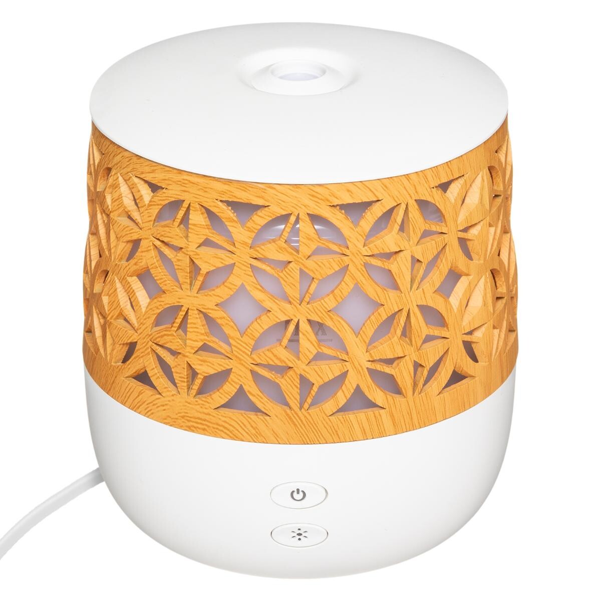 Essential oil diffuser White and wood, 100ml
