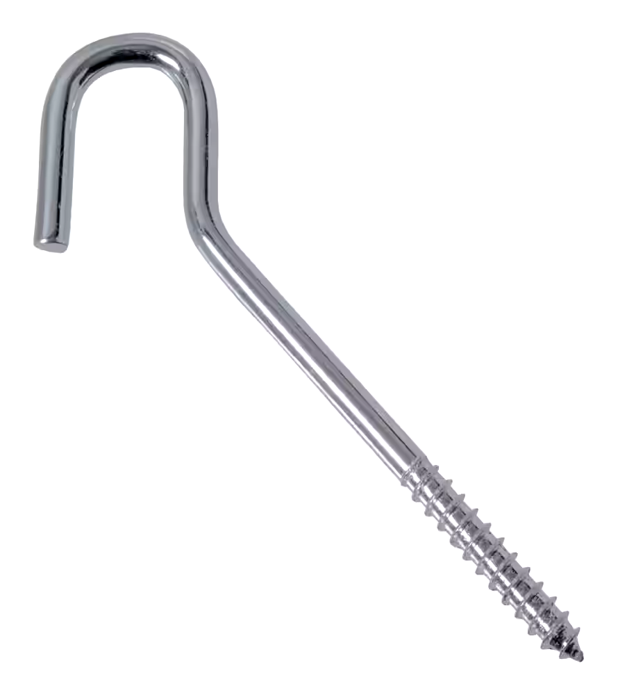 Hillman Zinc-Plated Lag Screw Clothesline Hook