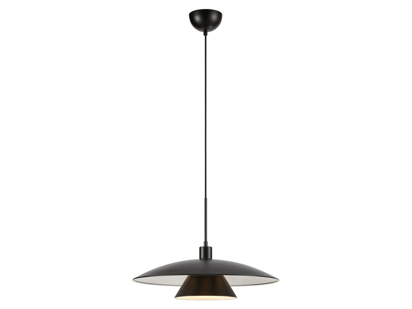 Lampa wisząca Millinge metalowa czarna