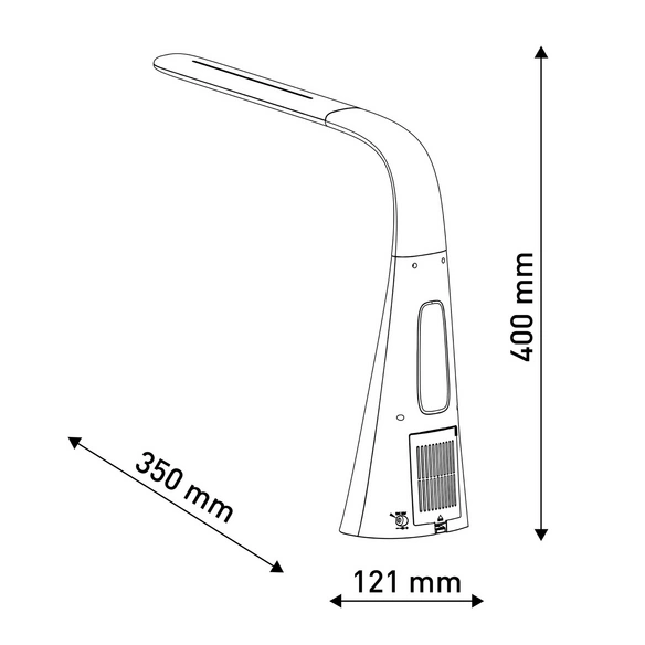 LED-Tischleuchte »Ventu«, BxL: 102 x 121 mm, inkl. Leuchtmittel