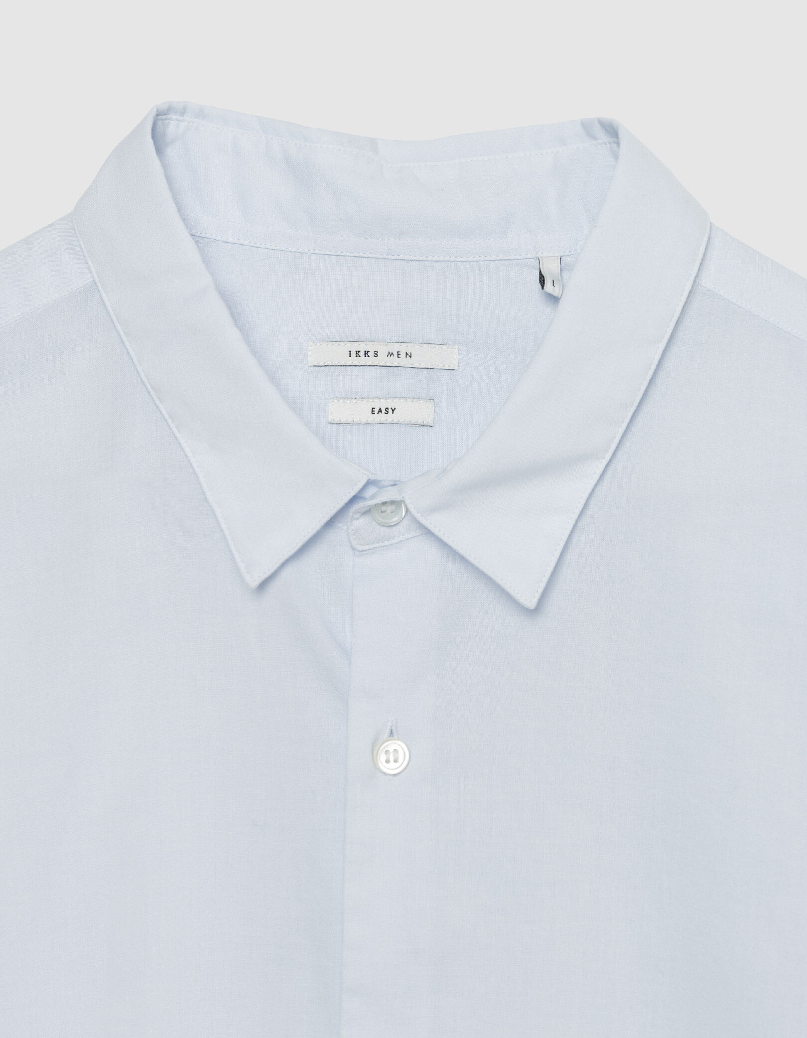 Chemise regular verte voile de coton bio Homme