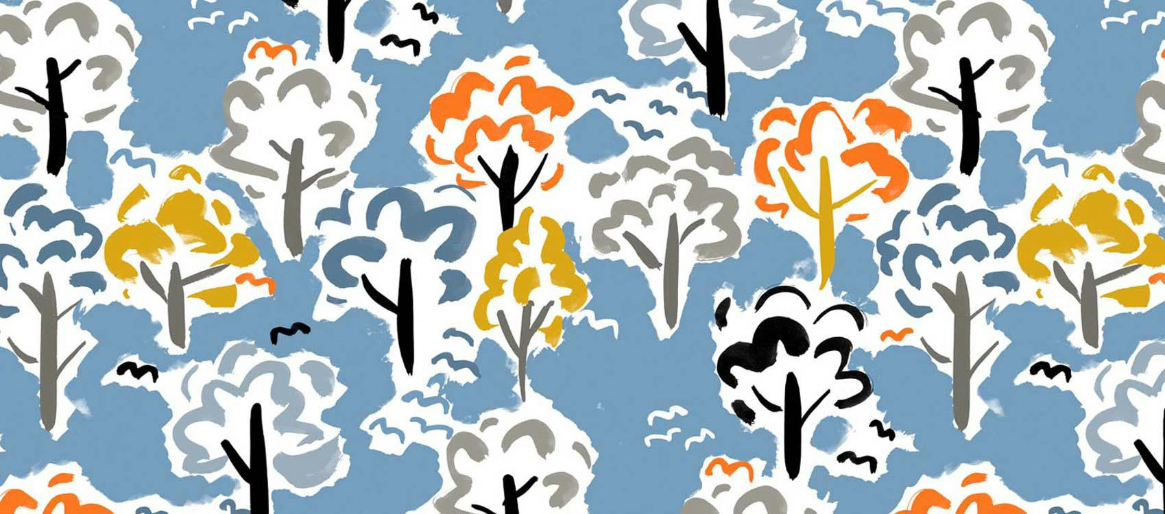 FORÊT - Tête de lit sans support en bois 160*70 cm