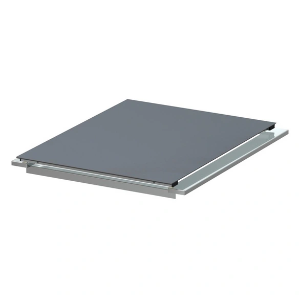Klappdeckel »BINTO«, Holz, grau