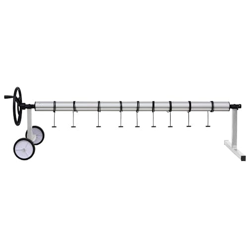 NNEVL Pool Cover Roller with Stainless Steel Base