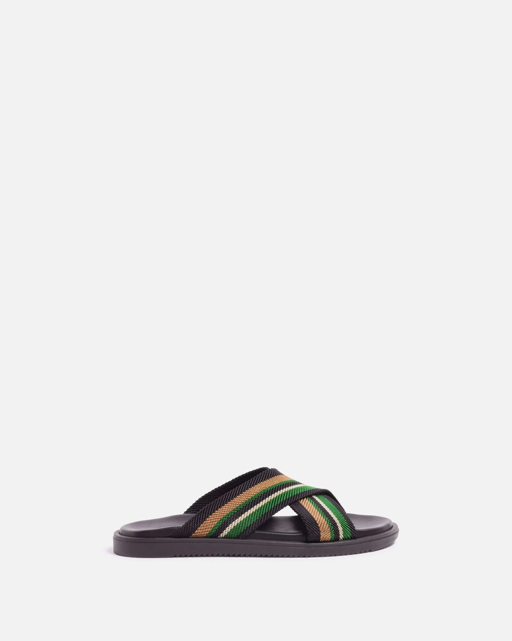 SANDALES NILS VERT NOIR