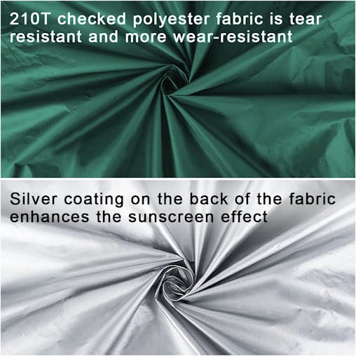 NNEOBA Waterproof Camping Tarp Sunshade UV Protection Tent (Green)
