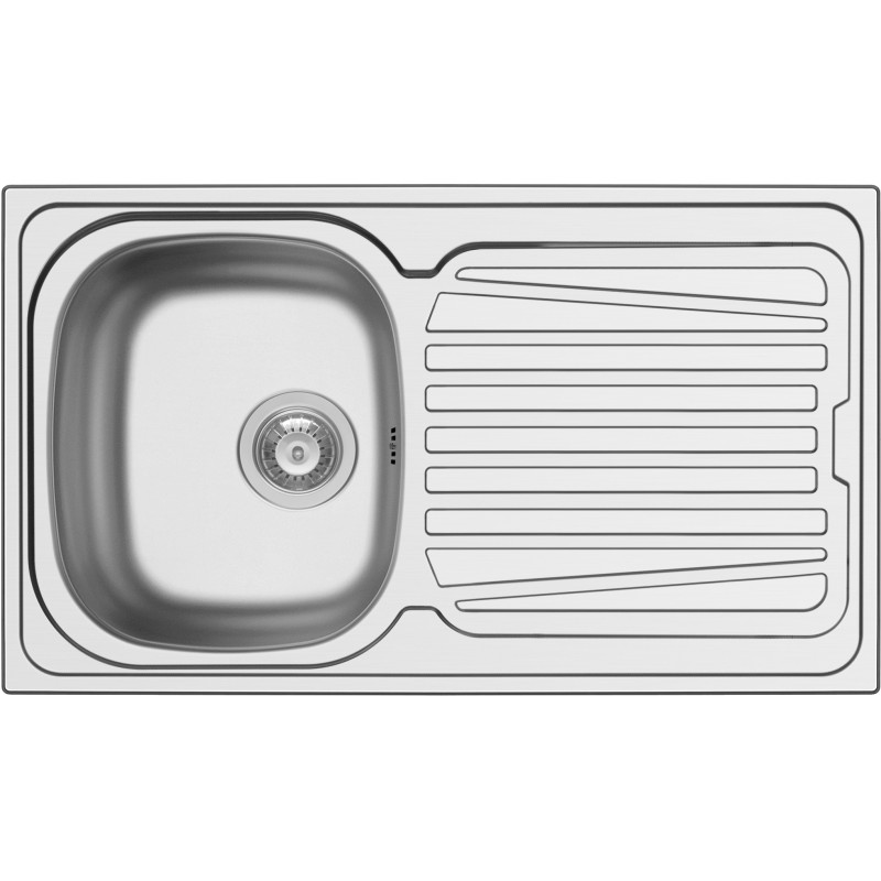 Évier de cuisine à encastrer Hypero 1 bac acier inoxydable 86 x 50 cm ISIFIX