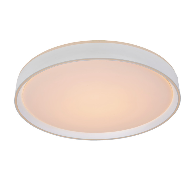 Plafonnier LED Nuria blanc Ø 50 cm 2880 lm 36 W LUCIDE