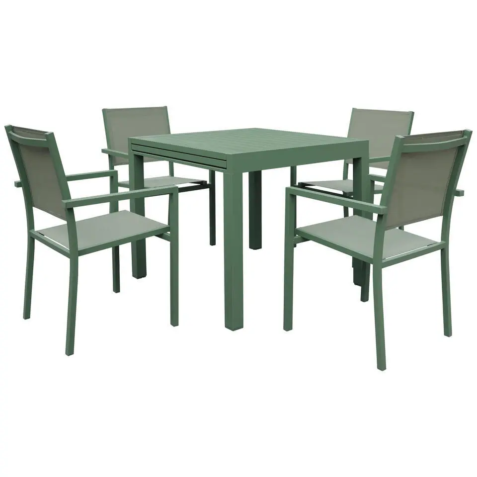 Happy Garden Tuinmeubilair VENEZIA - Groen - Aluminium