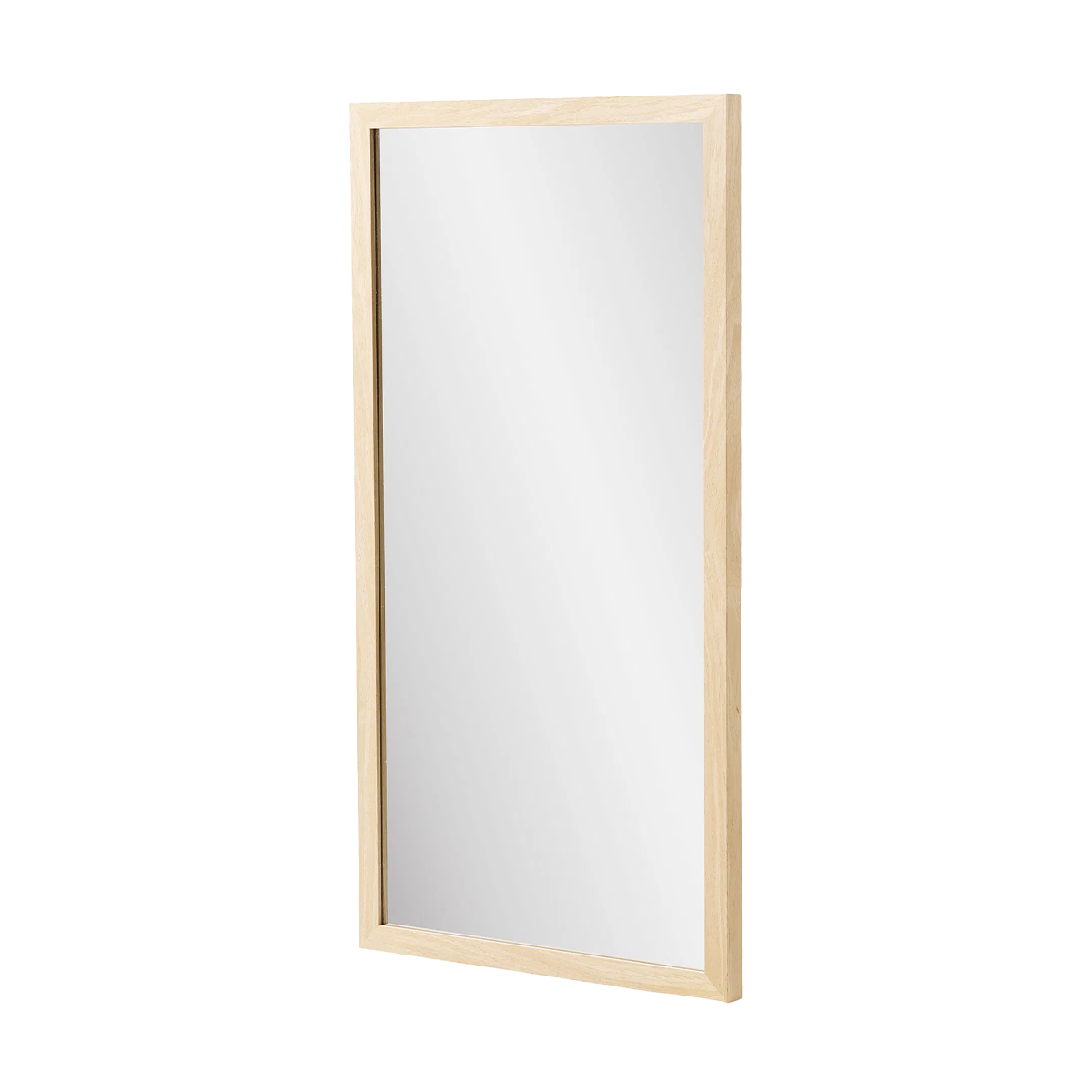 Artichok Joke Wandspiegel Met Houten Frame Naturel - 75 x 45 cm