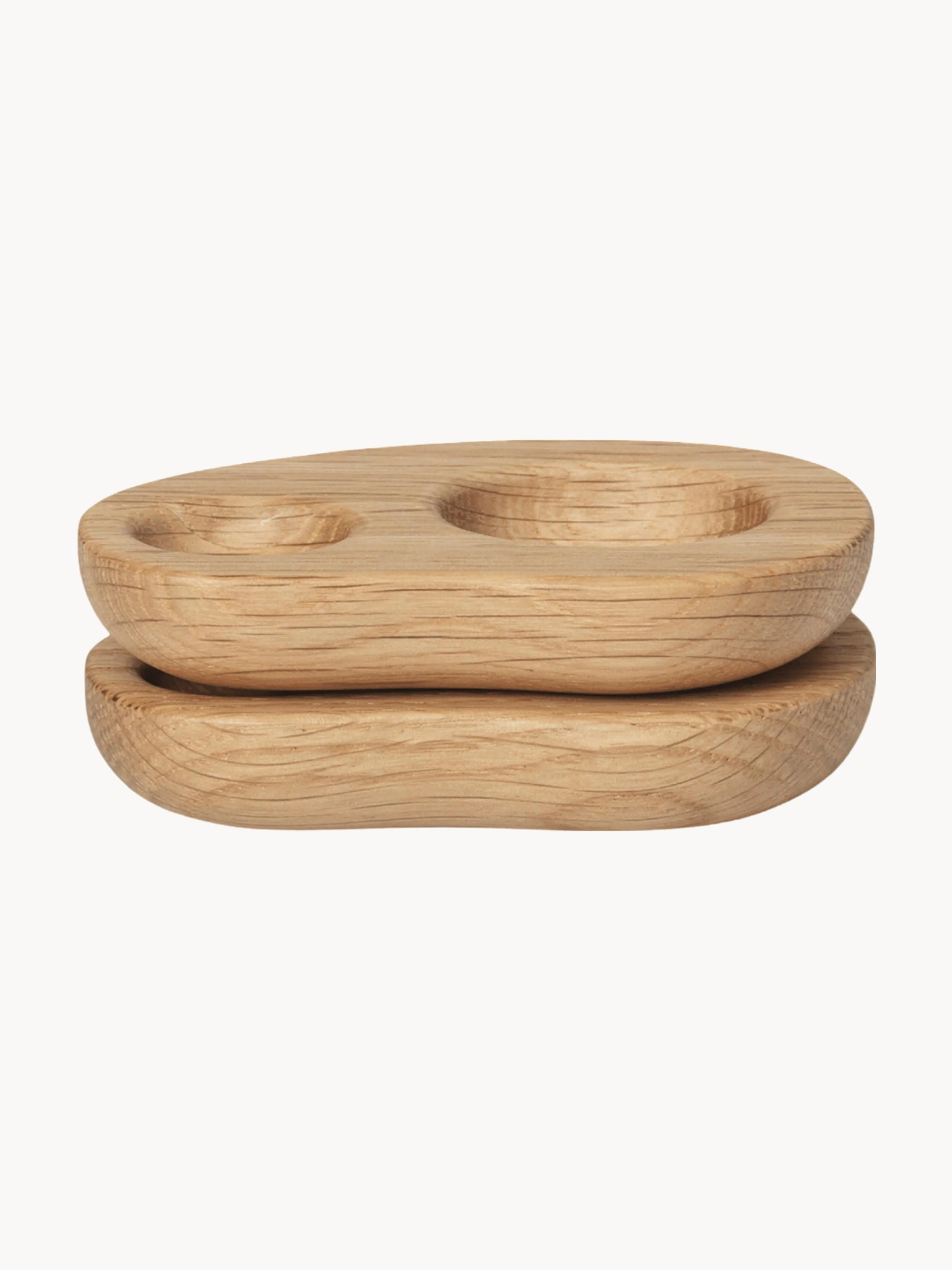 Eierbecher Cairn aus Eichenholz, 2er-Set