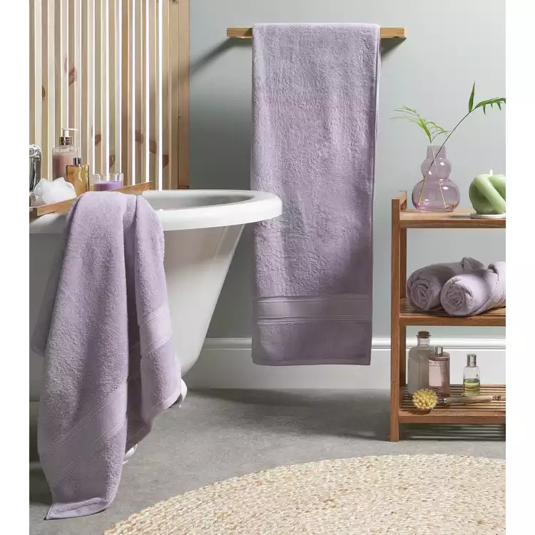 Habitat Cotton Supersoft 2 Pack Hand Towel - Lilac