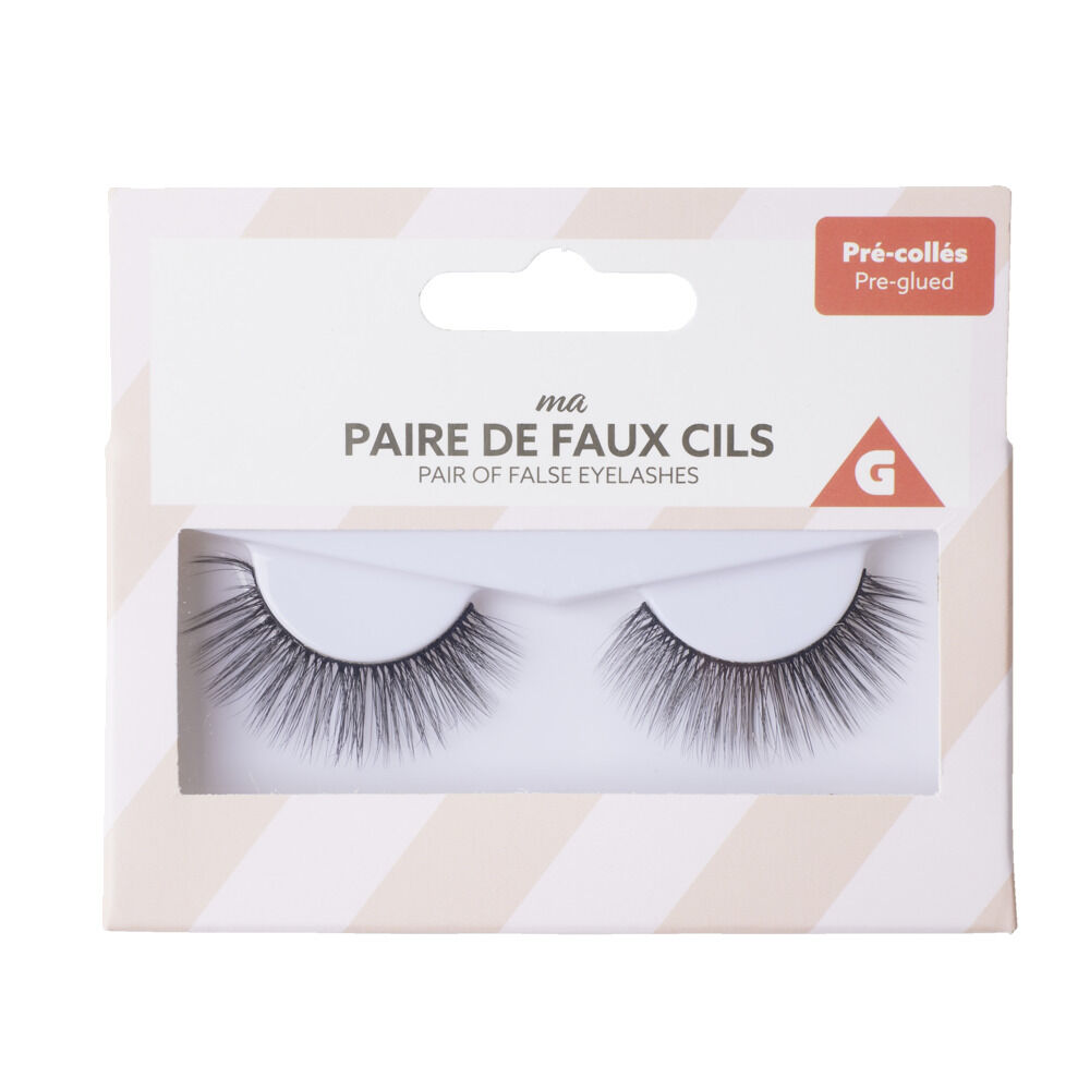 Faux cils pré-collés 1 paire