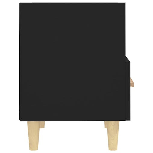 NNEVL Bedside Cabinets 2 pcs Black 40x35x47 cm