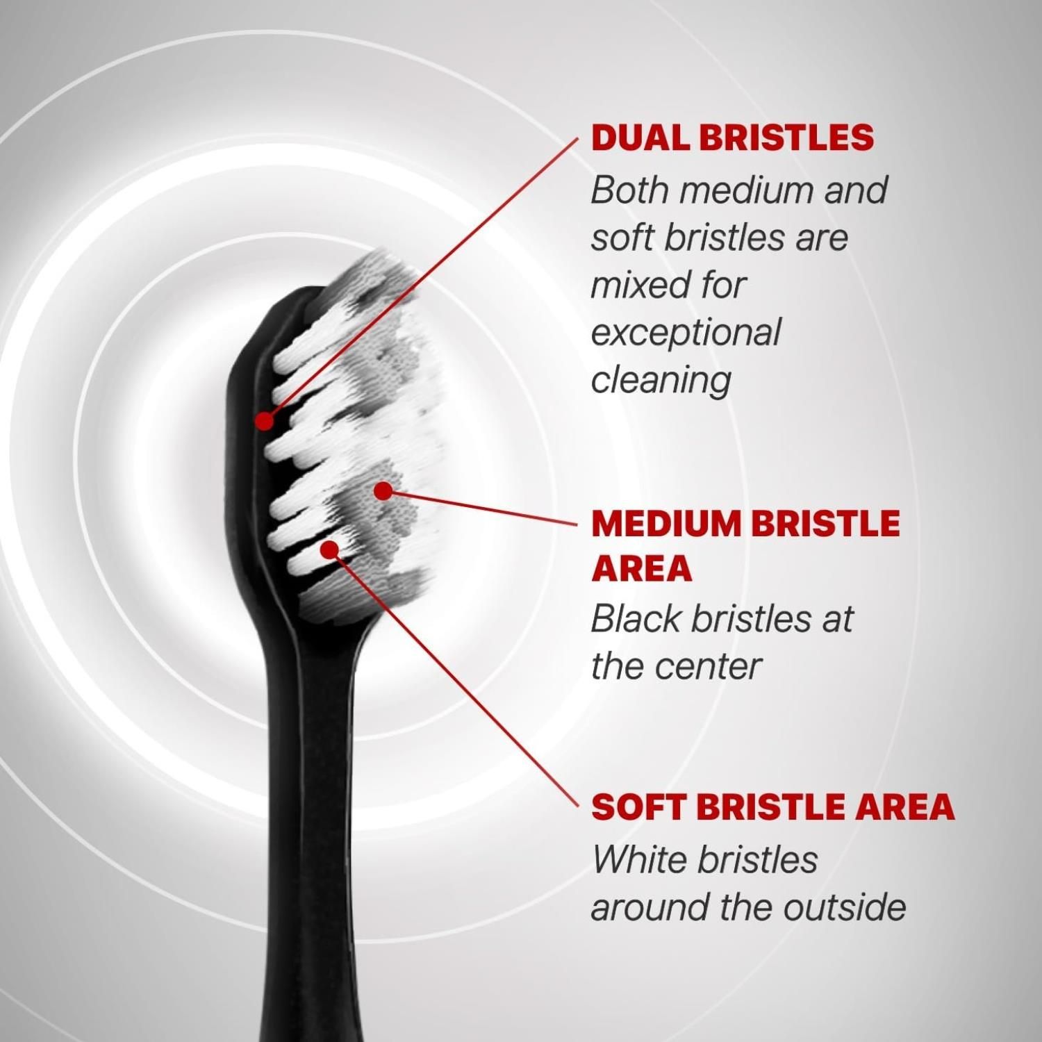 LG Reach Dual Sonic Toothbrush includes 4 Toothbrush Heads 27000 VPM