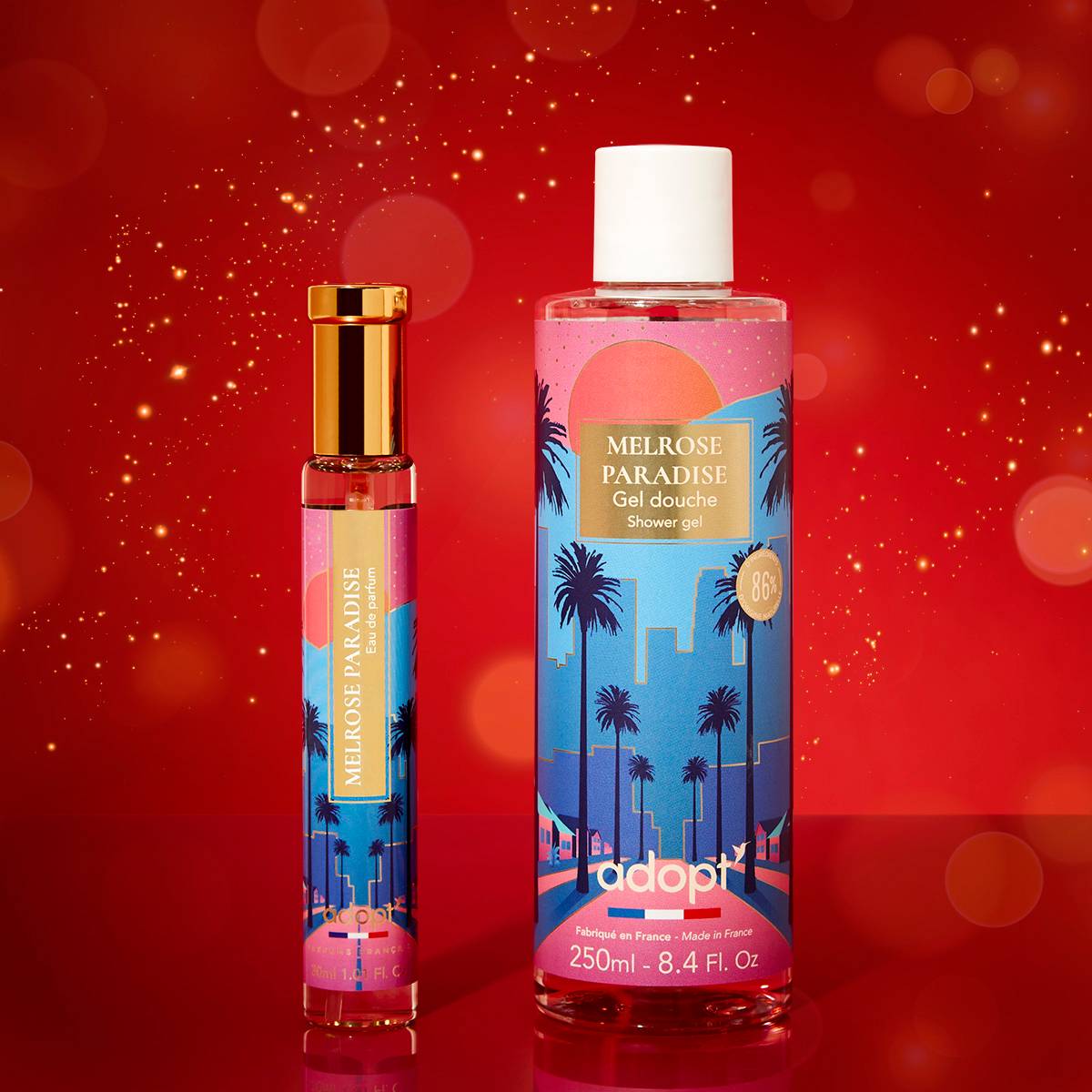 Melrose ParadiseCoffret eau de parfum 30 ml   gel douche 250 ml