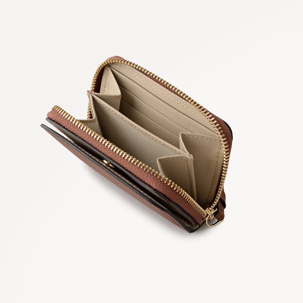 Fountain Park - Small Zip Around Purse