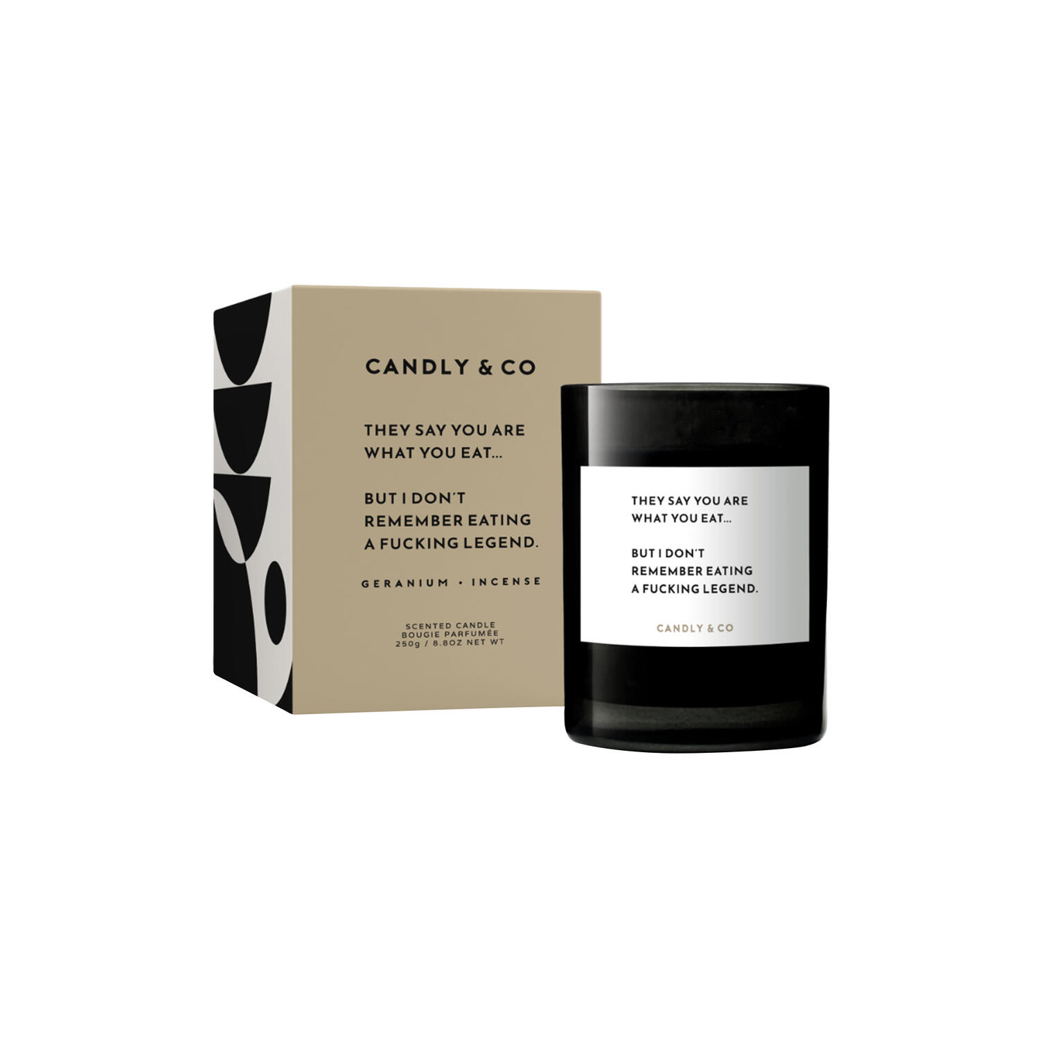 No. 1 Candle, They say you are what you eat