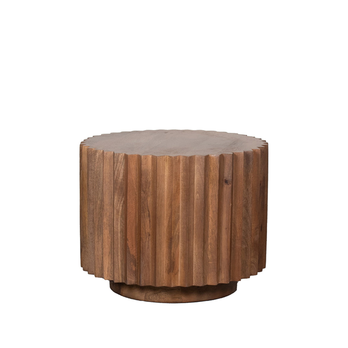 LABEL51 Salontafel Novan - Bruin Mangohout - 50x50x40cm