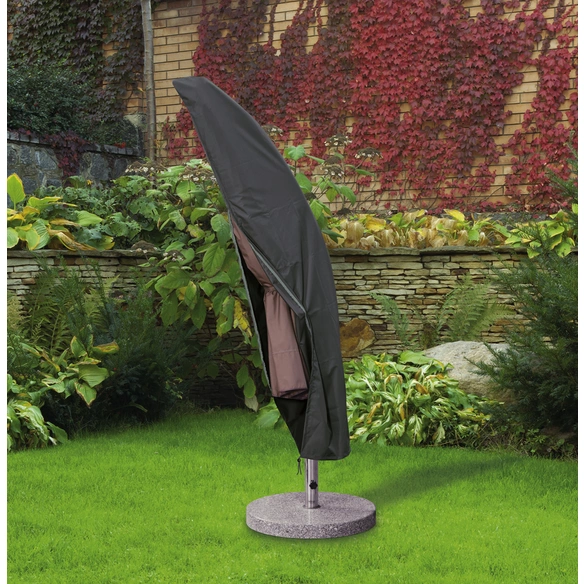 Abdeckung, grau, Polyester, Ø400 cm