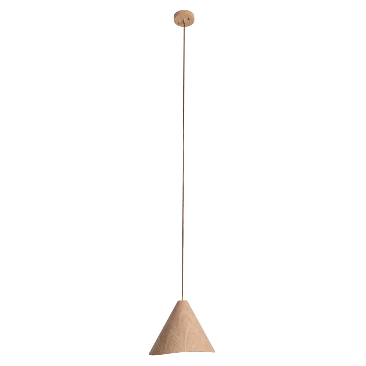 Lampa wisząca drewno dębowe SAKURA 1xE27x60W wym: 180x33,5x33,5 cm Maxlight