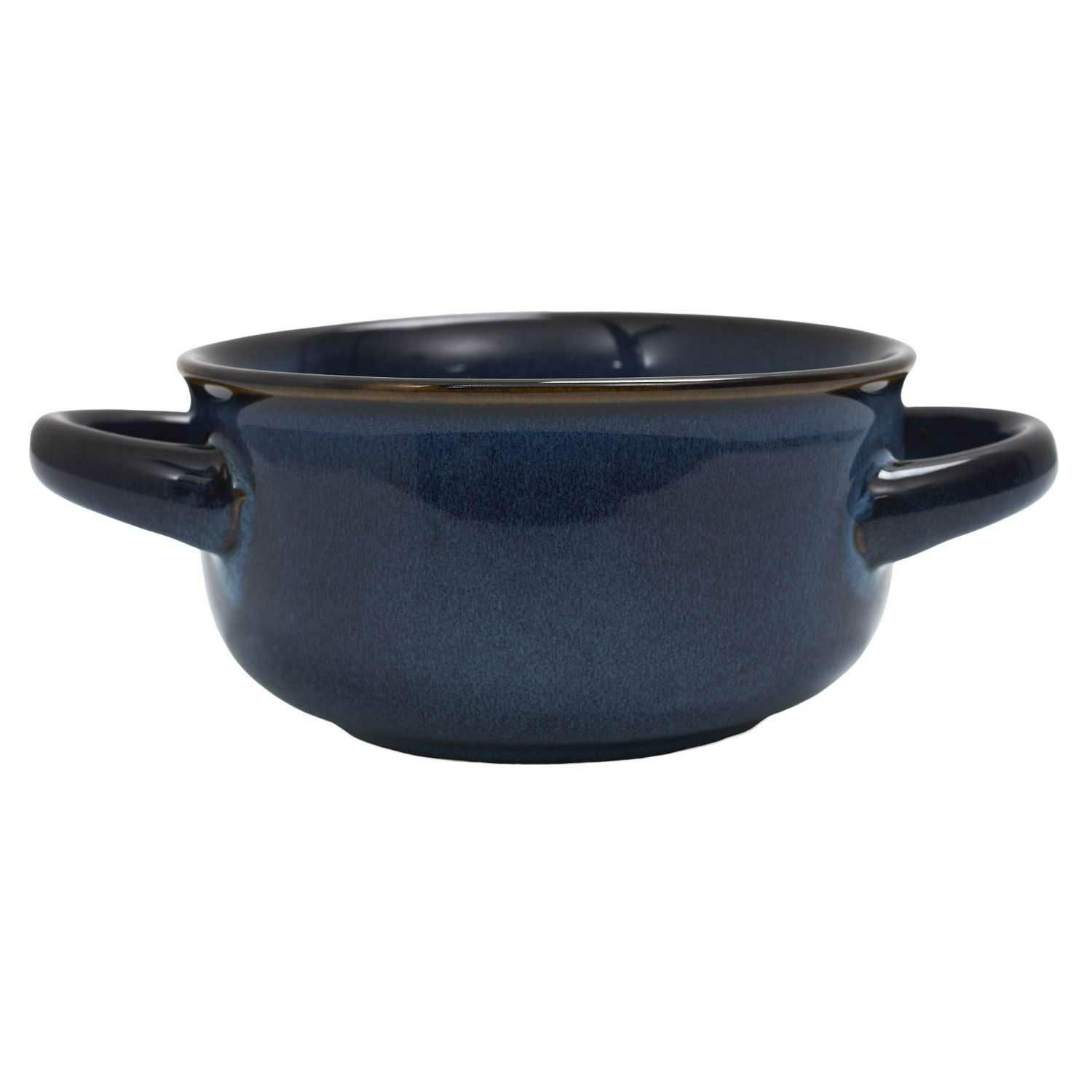 Ceramiczna miska na zupę DEEP BLUE 13,7 cm niebieska