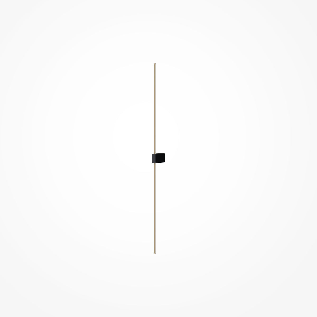 Maytoni wandlamp Pars - Zwart - 104.9x7x3 cm
