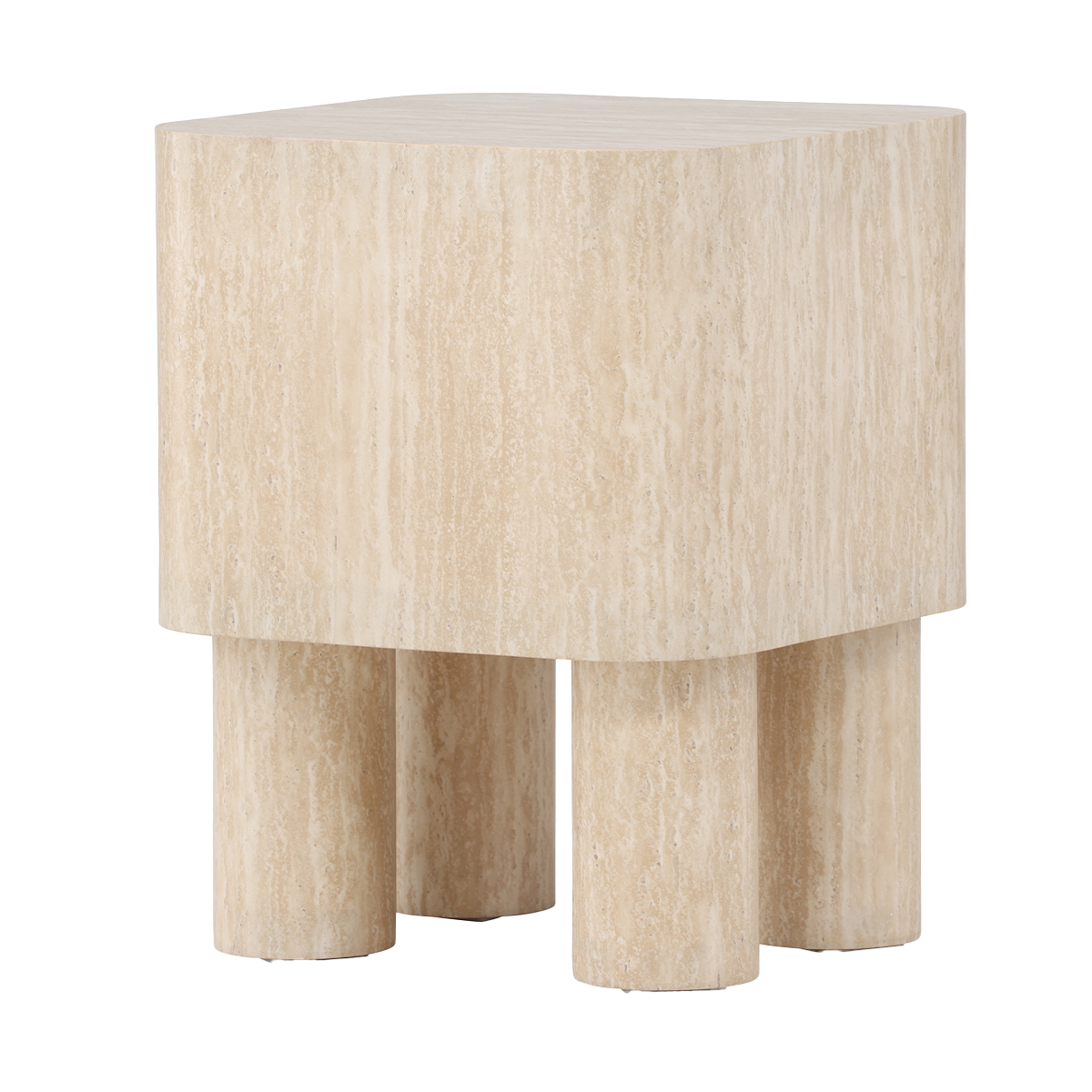 Nest living Hudson Vierkant Houten Bijzettafel - 40 x 40 cm