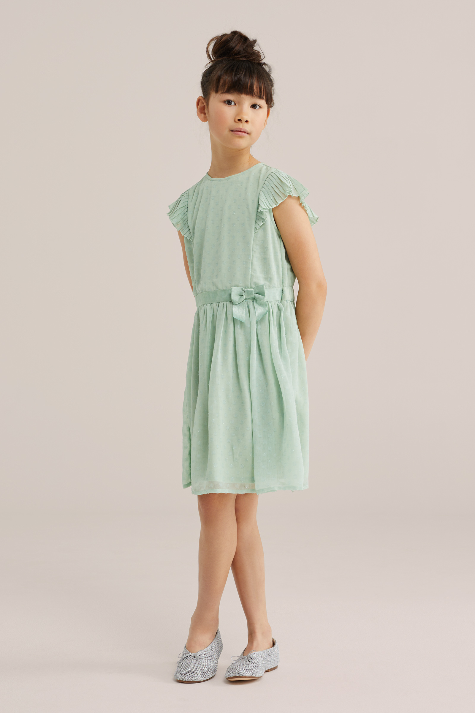 Meisjes jurk met structuur