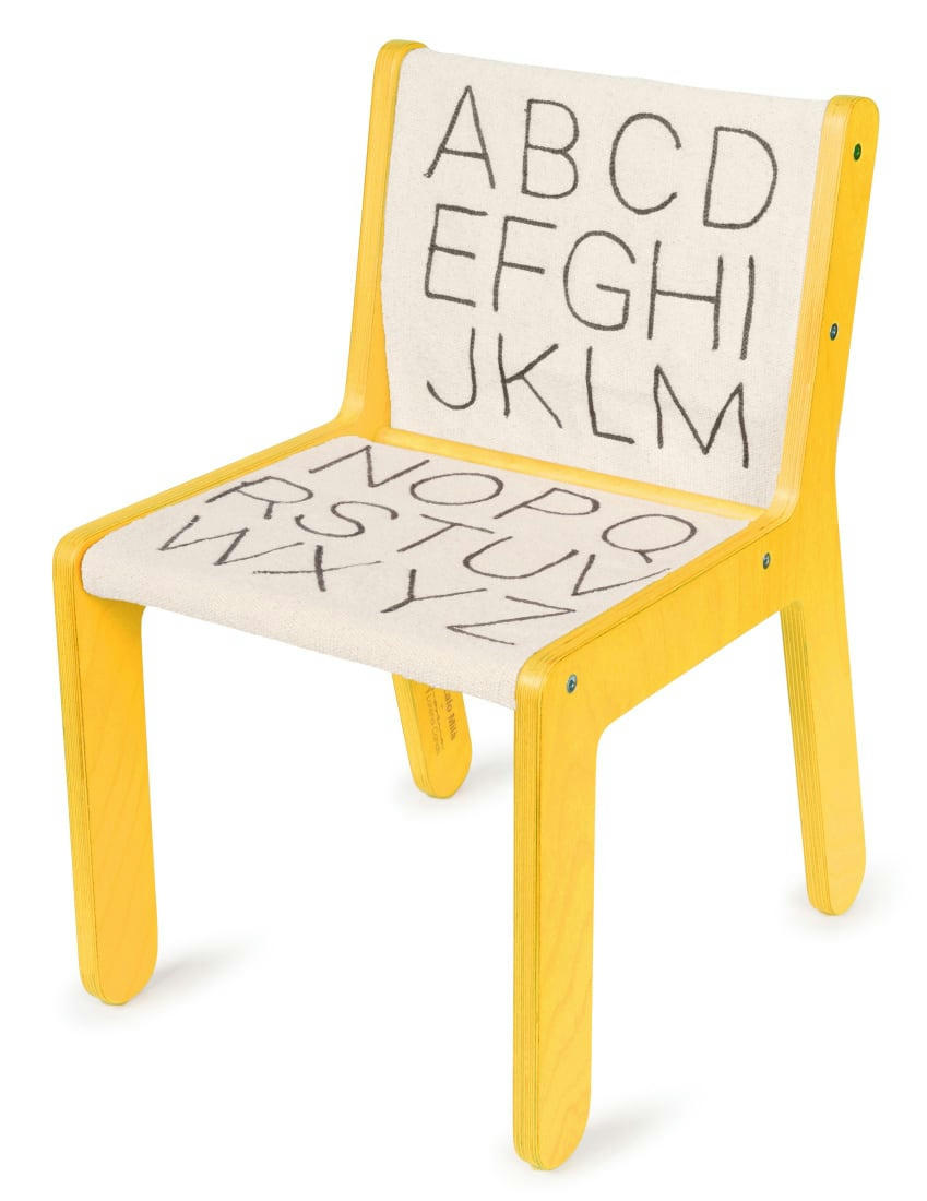 CHAISE - Petite chaise sillita abc jaune