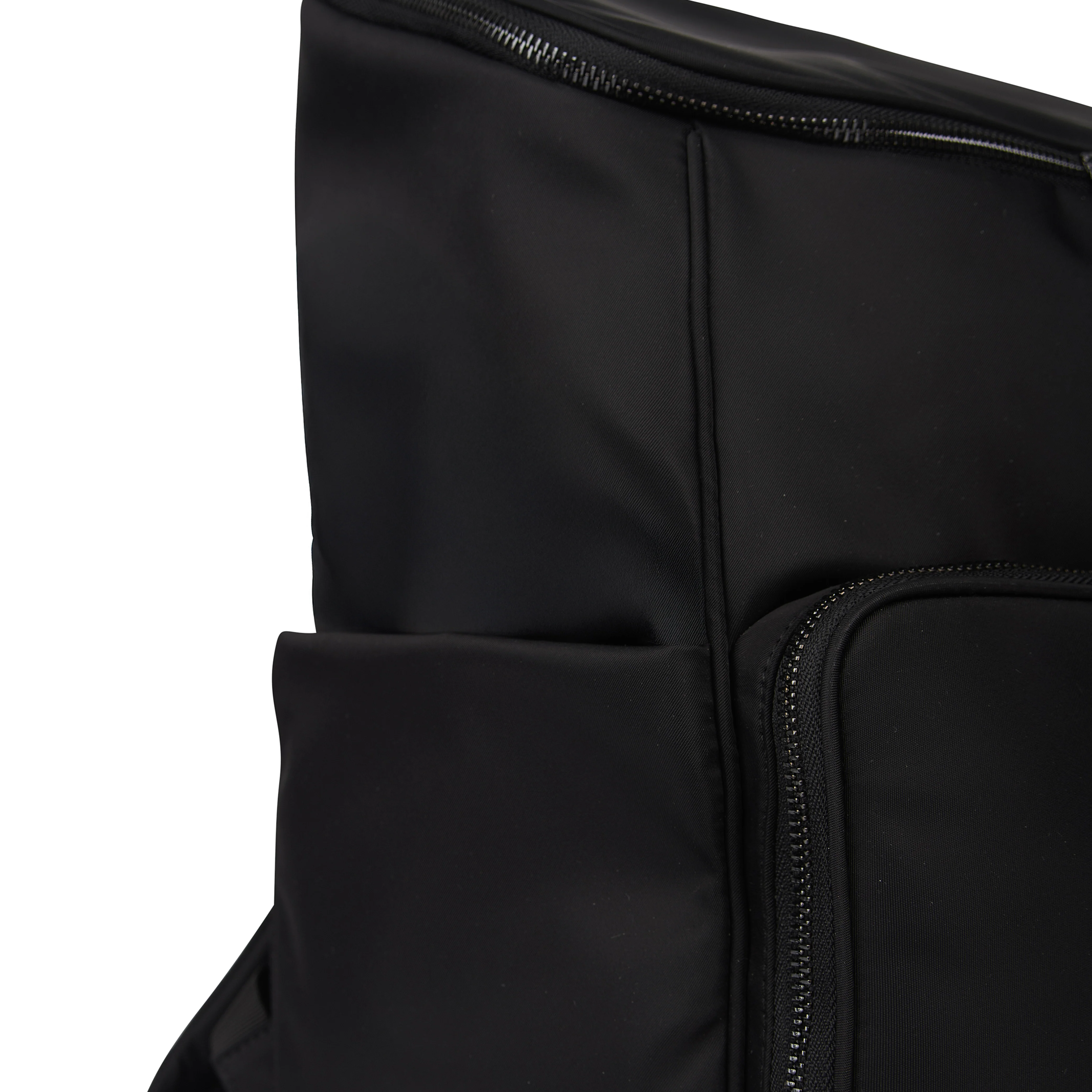 The Anabelle – Black Recycled Nylon Maternity Backpack