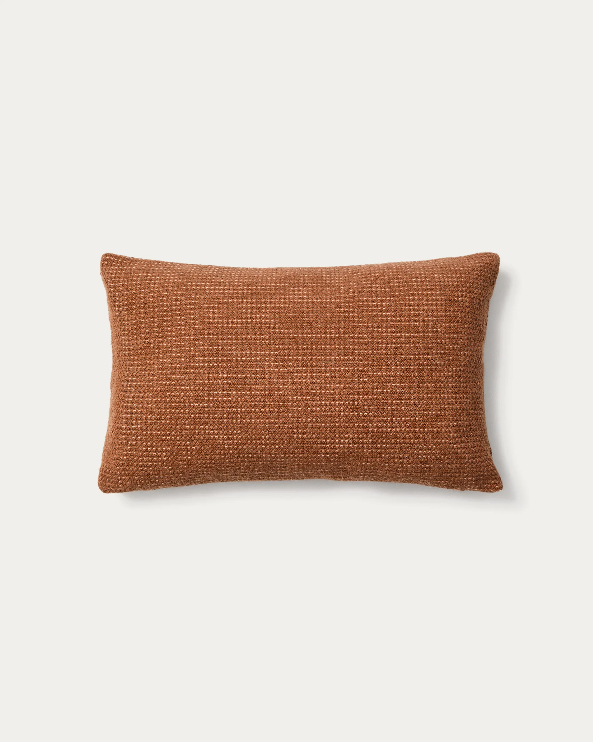 Elira wool and acrylic cushion cover in orange 40 x 60 cm