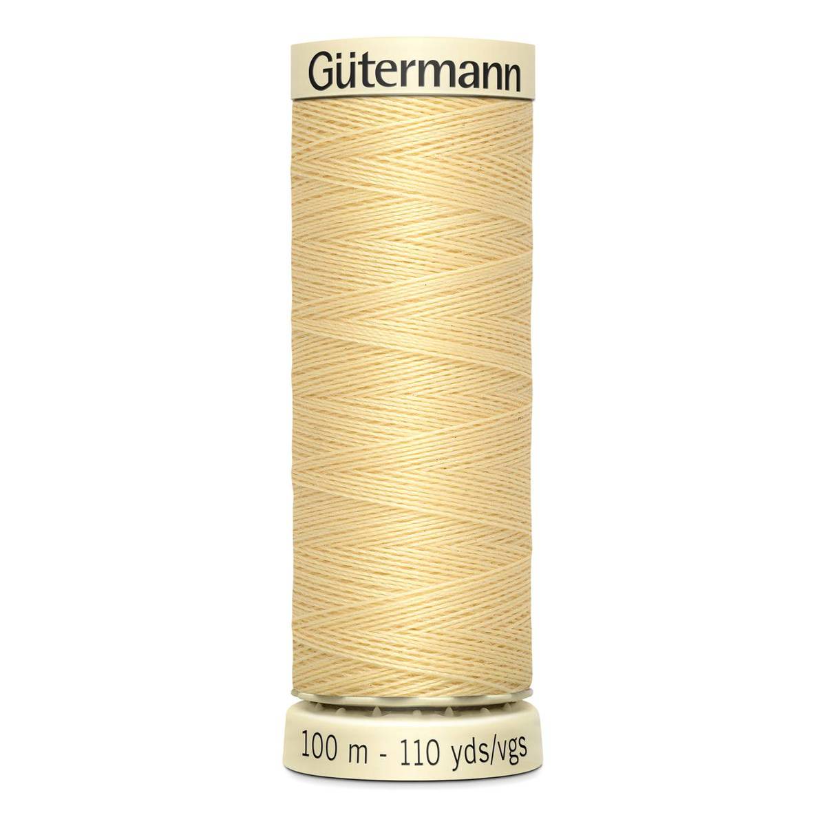 Gutermann Yellow Sew All Thread 100m (325)