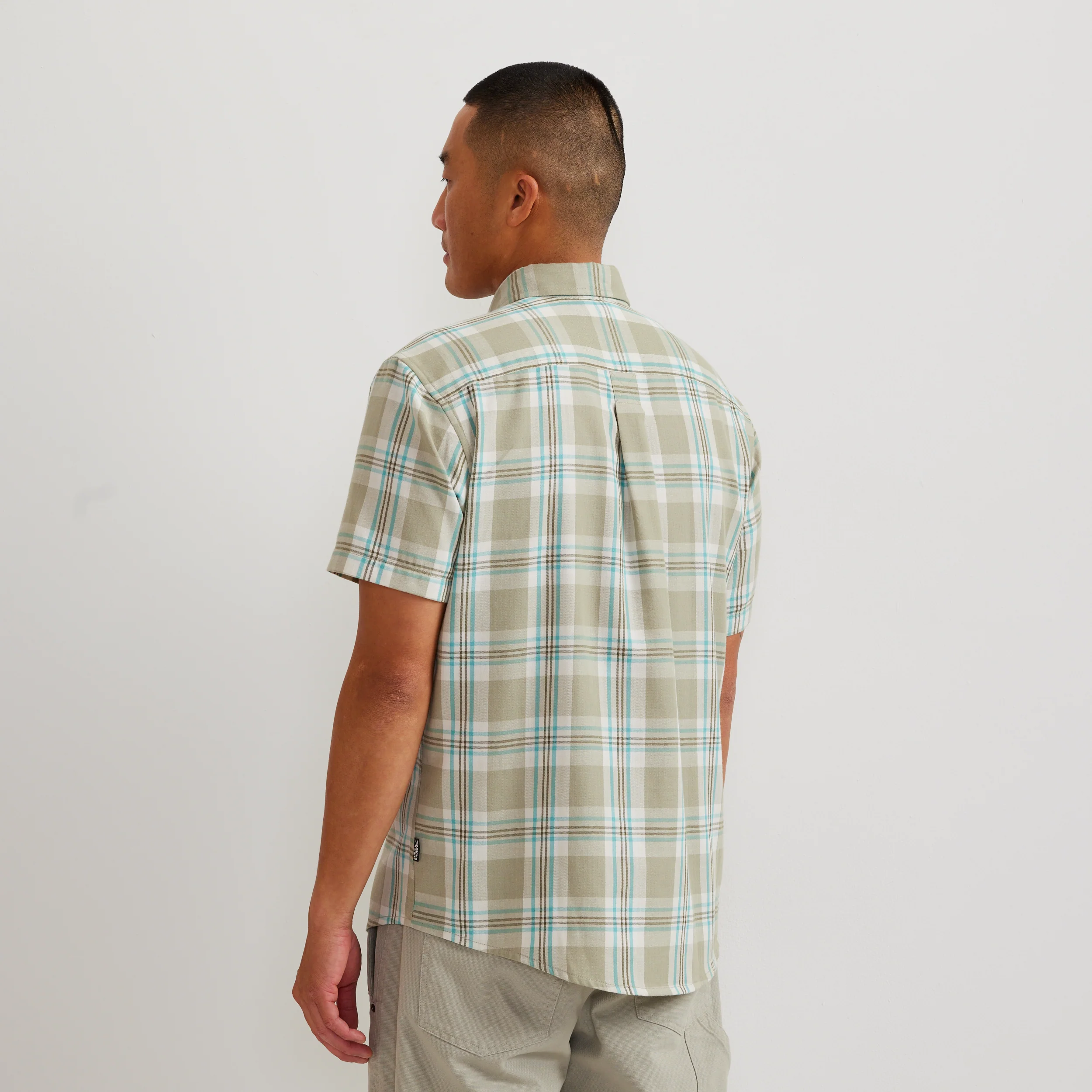 Men's Tidelands Short-Sleeve Yarn-Dyed Textured Shirt