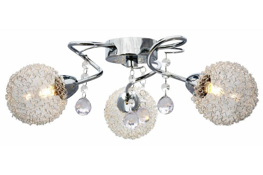 Lampa sufitowa chromowana Vesna 3xG9x33W wym: 15x44x44 cm Reality