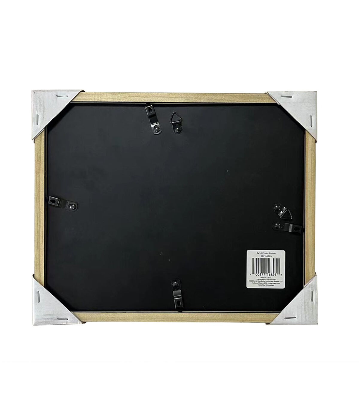 Innovative Creations Black Wooden Frame with Mat 8x10