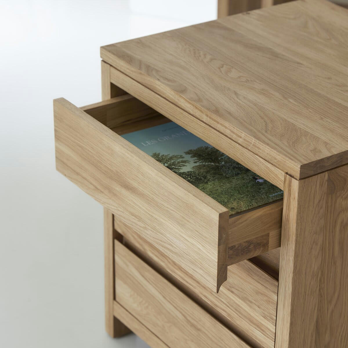 EDEN - Bureau enfant en chêne massif avec caisson de rangement