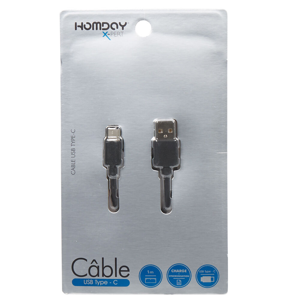 Câble compatible Android USB type C